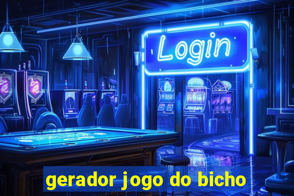 gerador jogo do bicho